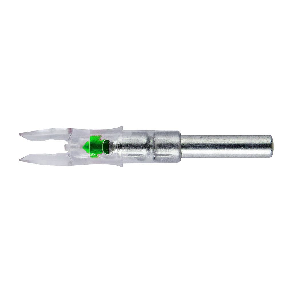Nockturnal Lighted Nocks Green Gold Tip 3 pk.