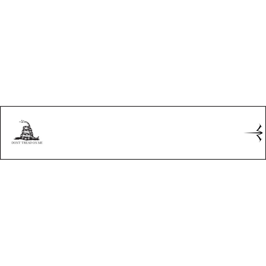 White Water Archery White Water Archery Arrow Wraps Gadsden White 5 in. x 1.125 in. 15 pk. - Imported Draft - DropShot Archery
