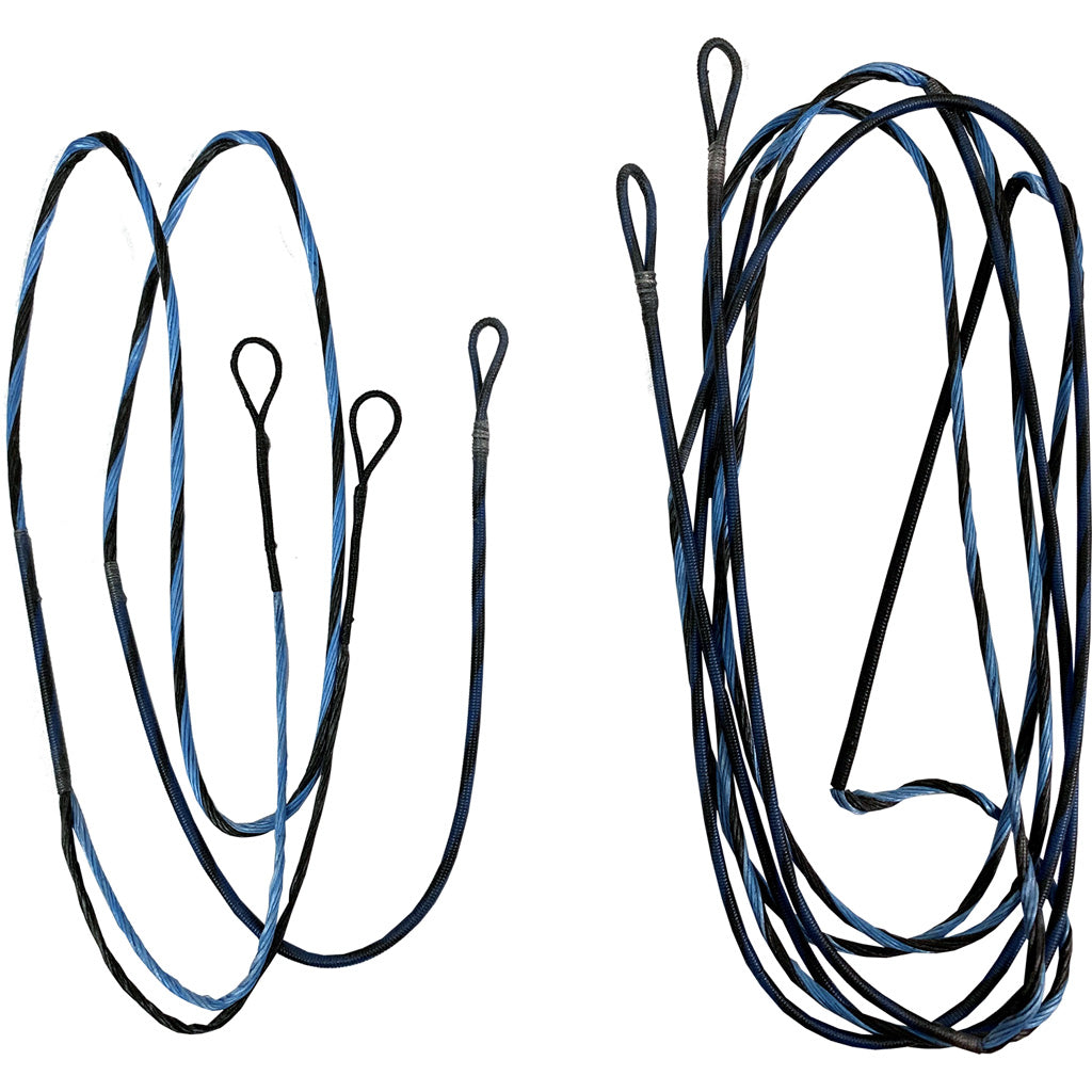First String FirstString Genesis String and Cable Set Light Blue/ Black - Imported Draft - DropShot Archery