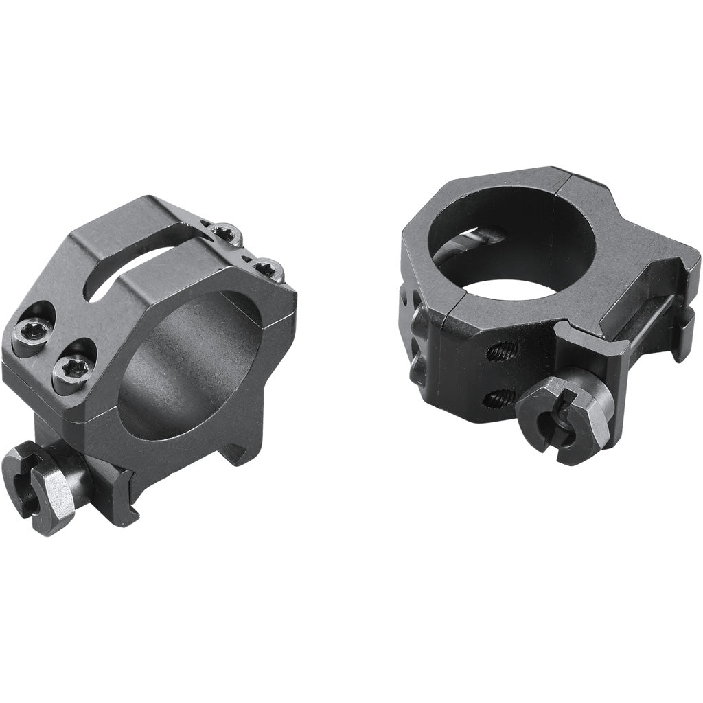 Weaver Weaver Classic 4Hole Skeleton Rings Matte Black 1" Medium Clamshell Pack - Imported Draft - DropShot Archery