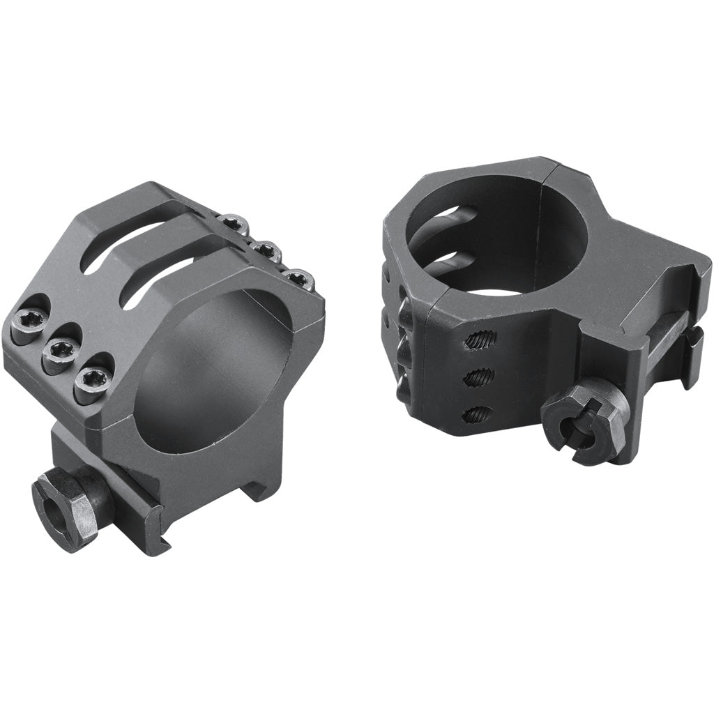 Weaver Weaver Tactical 6Hole Picatinny Ring Matte Black 30mm High Clamshell Pack - Imported Draft - DropShot Archery