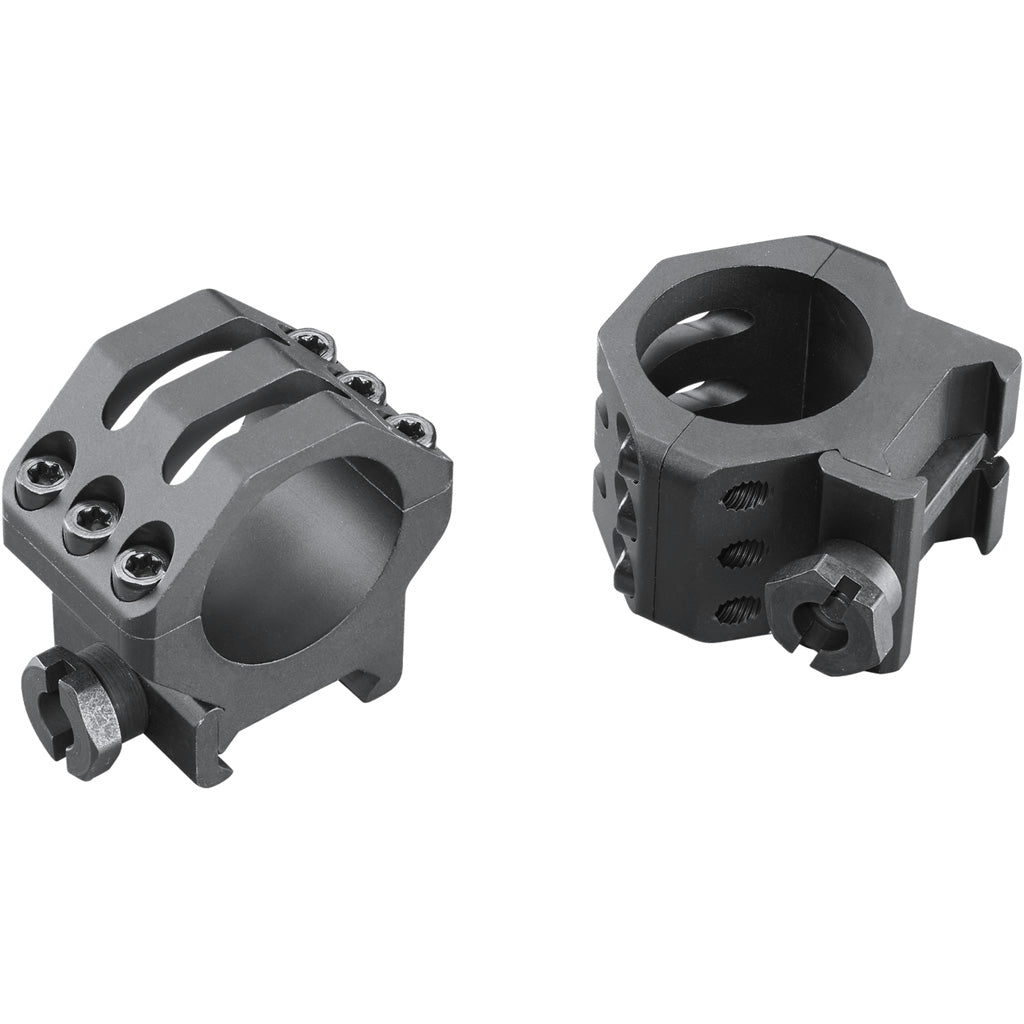 Weaver Weaver Tactical 6Hole Picatinny Ring Matte Black 1" Medium Clamshell Pack - Imported Draft - DropShot Archery