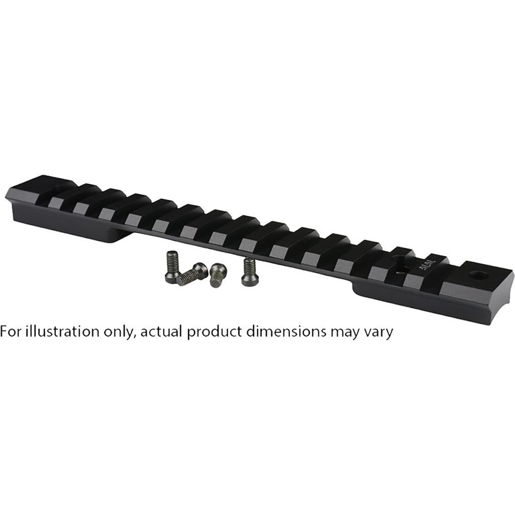 Warne Warne Mountain Tech Tactical Rail Matte Black Savage Short Action - Outdoor Gear - DropShot Archery