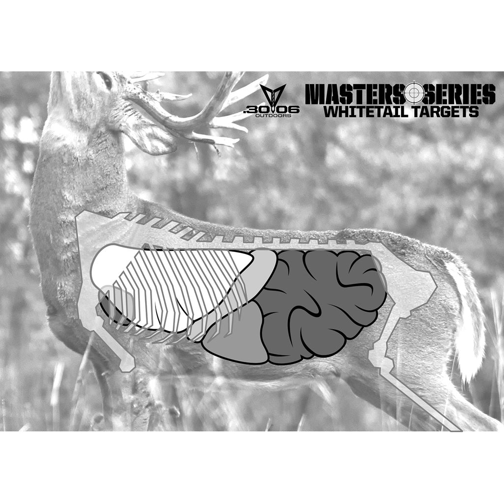 30-06 30-06 Whitetail Paper Target 5 pc. - Imported Draft - DropShot Archery