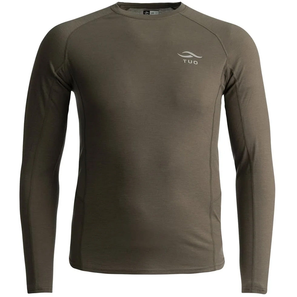 TUO TUO Kinetic Merino 150 LS Crew Shirt Deadfall Large - Imported Draft - DropShot Archery