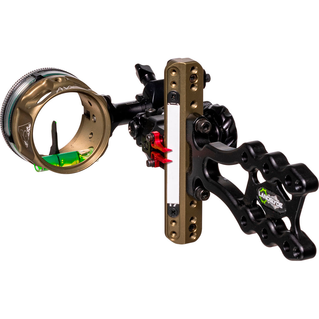 Axcel LANDSLYDE Slider Tactical Bowhunting Sight AVX-41 Scope 1 Pin .010 Green Fiber