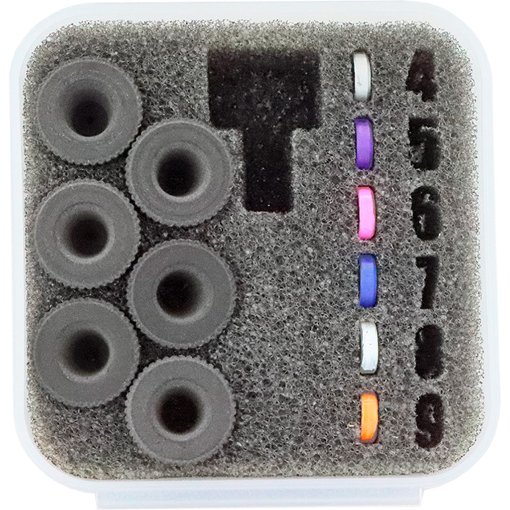 Specialty Archery Specialty Iron I Rifle Peep Kit Contains 6 Apertures and 6 Verifiers with Case - Imported Draft - DropShot Archery