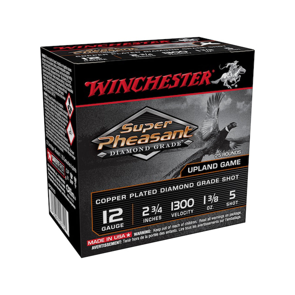 Winchester Winchester Super Pheasant Diamond Grade Load 12 ga. 2.75 in. 5 Shot 25 rd. - Imported Draft - DropShot Archery