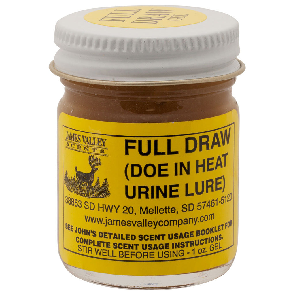 James Valley James Valley Gel Scents Full Draw Lure 1 Oz. - Scents & Attractants - DropShot Archery