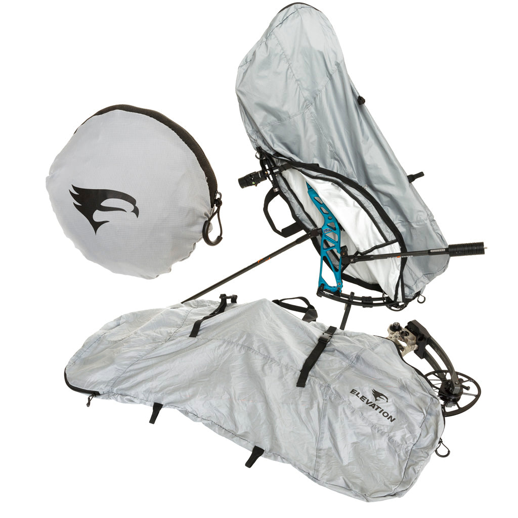 Elevation Elevation Packable Bow Cover Grey 39 In. - Archery & Outdoor Gear - DropShot Archery