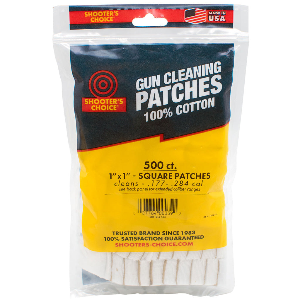 Shooter's Choice Shooters Choice Cleaning Patches 1 In. 500 pk. - Archery & Outdoor Gear - DropShot Archery