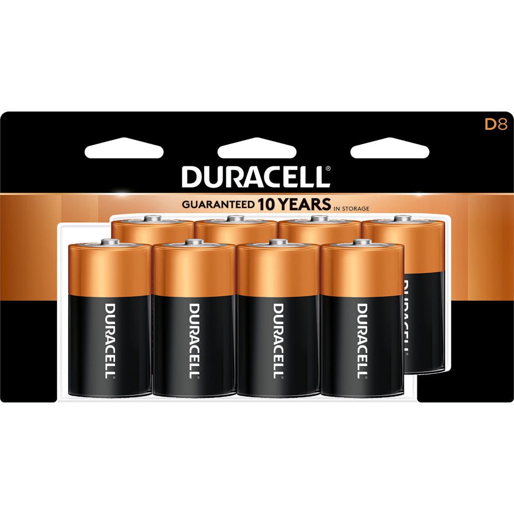 Duracell Duracell Coppertop Batteries D 8 pk. - Outdoor Gear - DropShot Archery