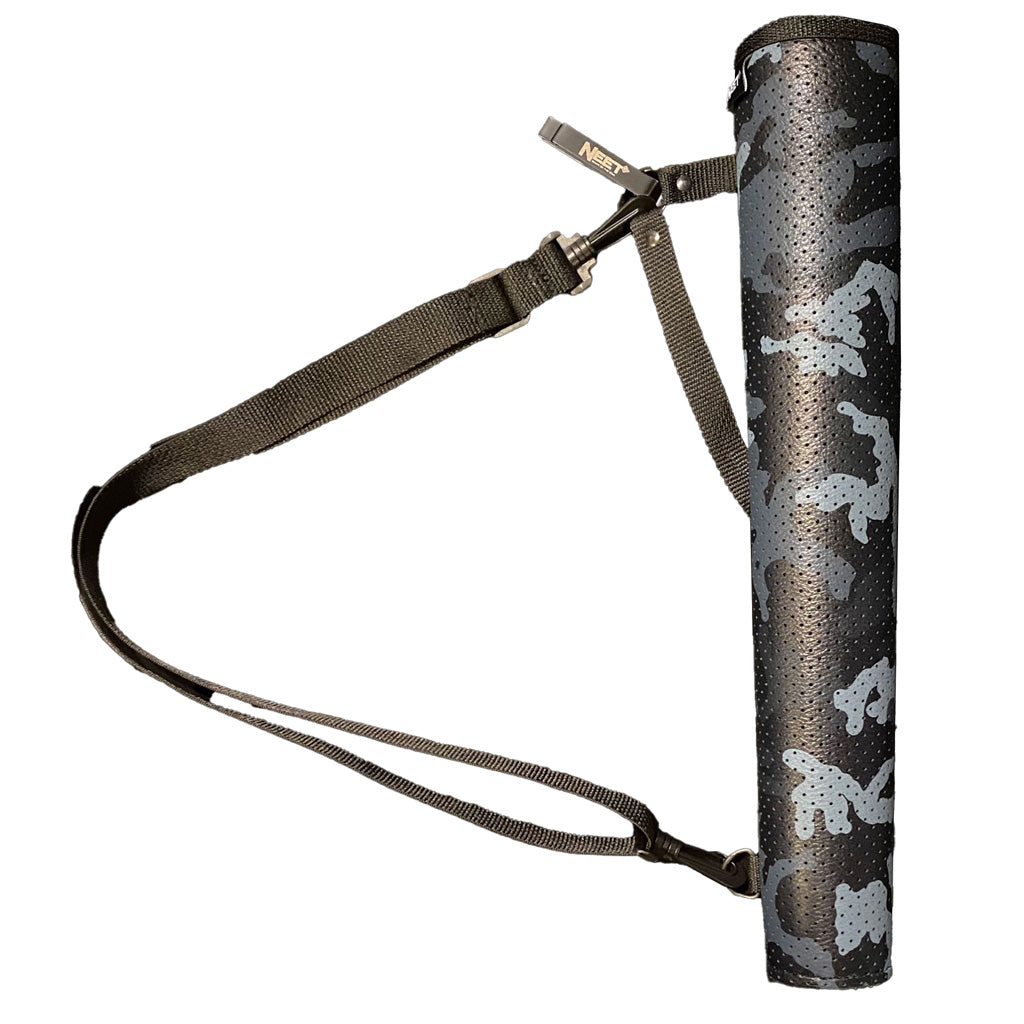 Neet Neet N-610 Leather Tube Quiver Blue Camo - Archery Accessories - DropShot Archery