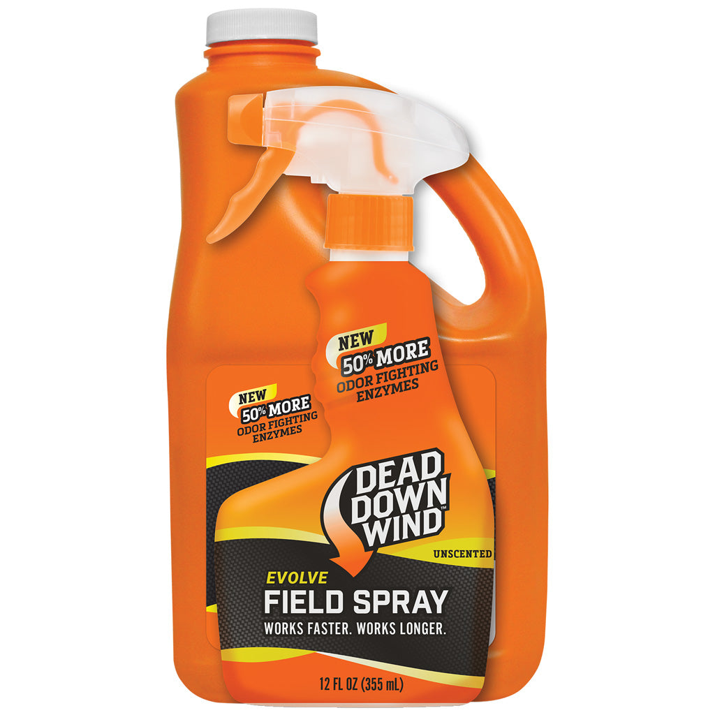 Dead Down Wind Dead Down Wind Field Spray 12 Oz. W/64 Oz. Refill (76 Oz.) - Outdoor Gear - DropShot Archery