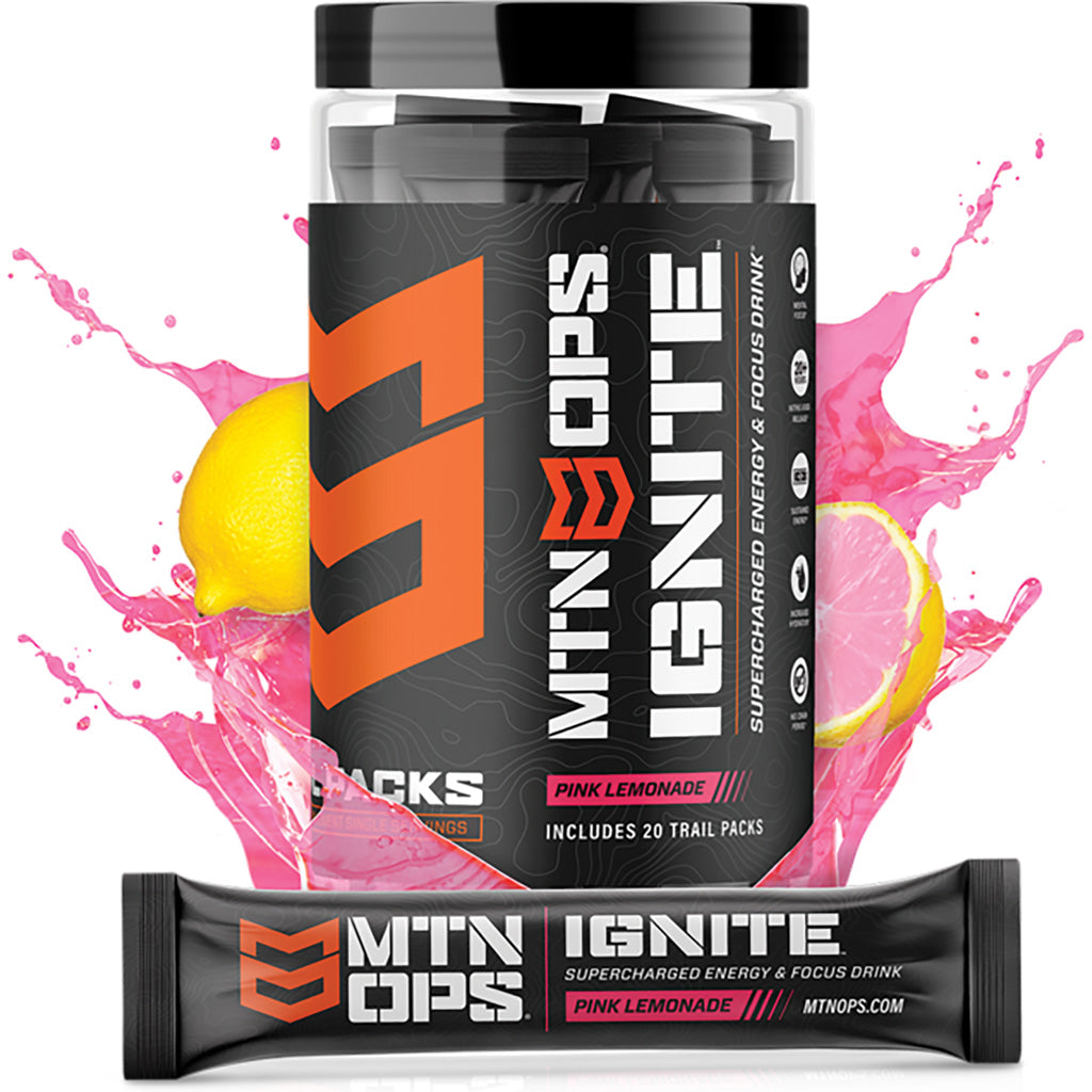 Mtn Ops Mtn Ops Ignite Pink Lemonade Trail Packs 20 Ct. - Outdoor Gear - DropShot Archery