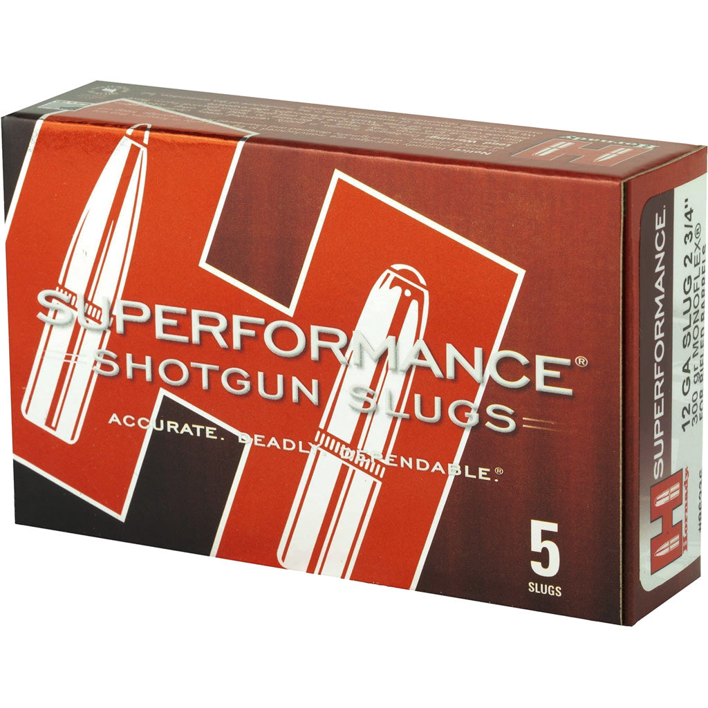 Hornady Hornady Superformance Monoflex Load 12 Gauge 2.75 in. 300 gr. Slug Shot 5 rd. - Imported Draft - DropShot Archery