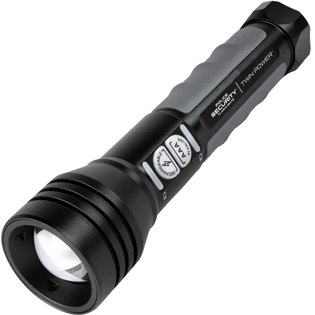 Police Security Flashlights Police Security Twin Power Flashlight 600 Lumen - Archery & Outdoor Gear - DropShot Archery