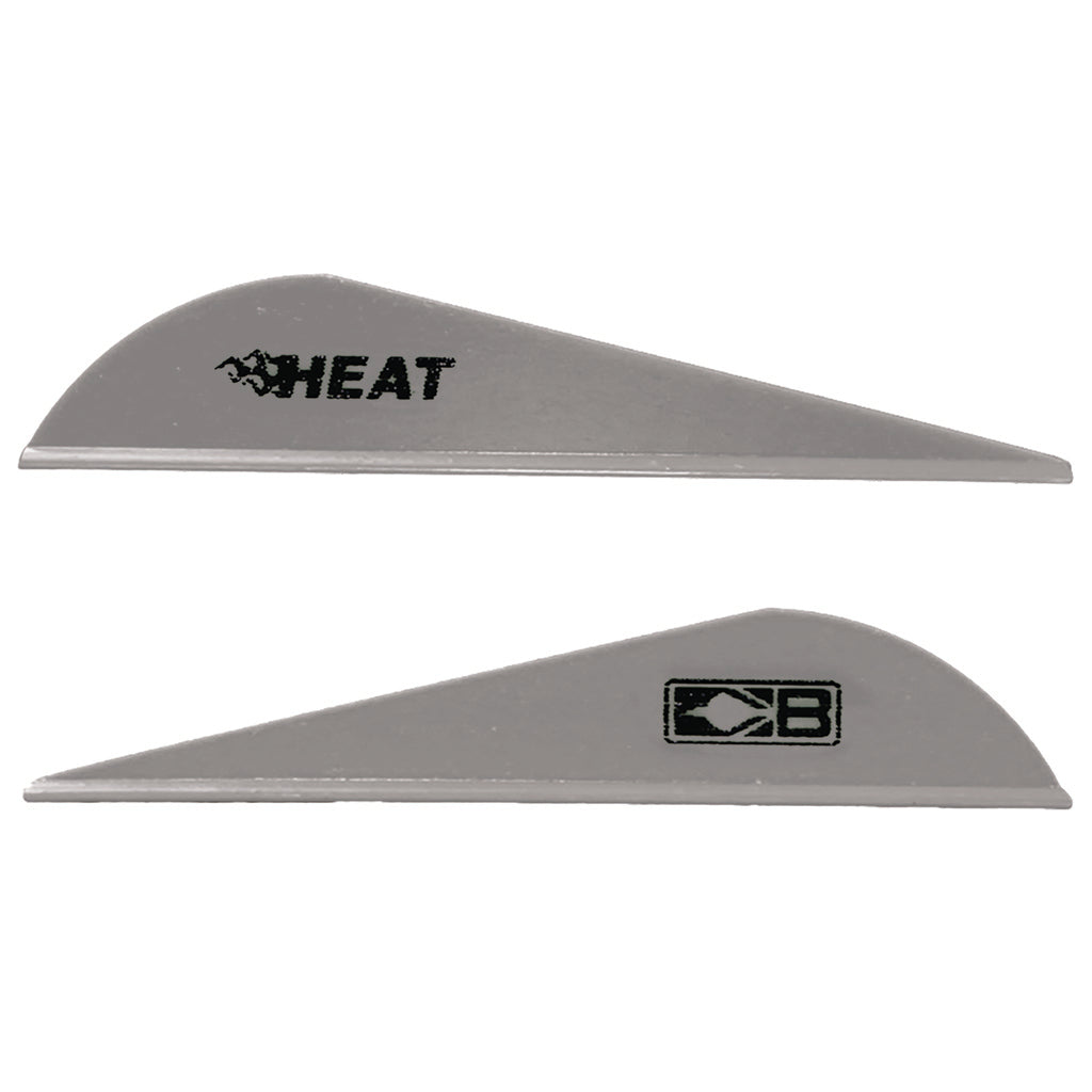 Bohning Bohning Heat Vanes Silver 36 pk. - Imported Draft - DropShot Archery