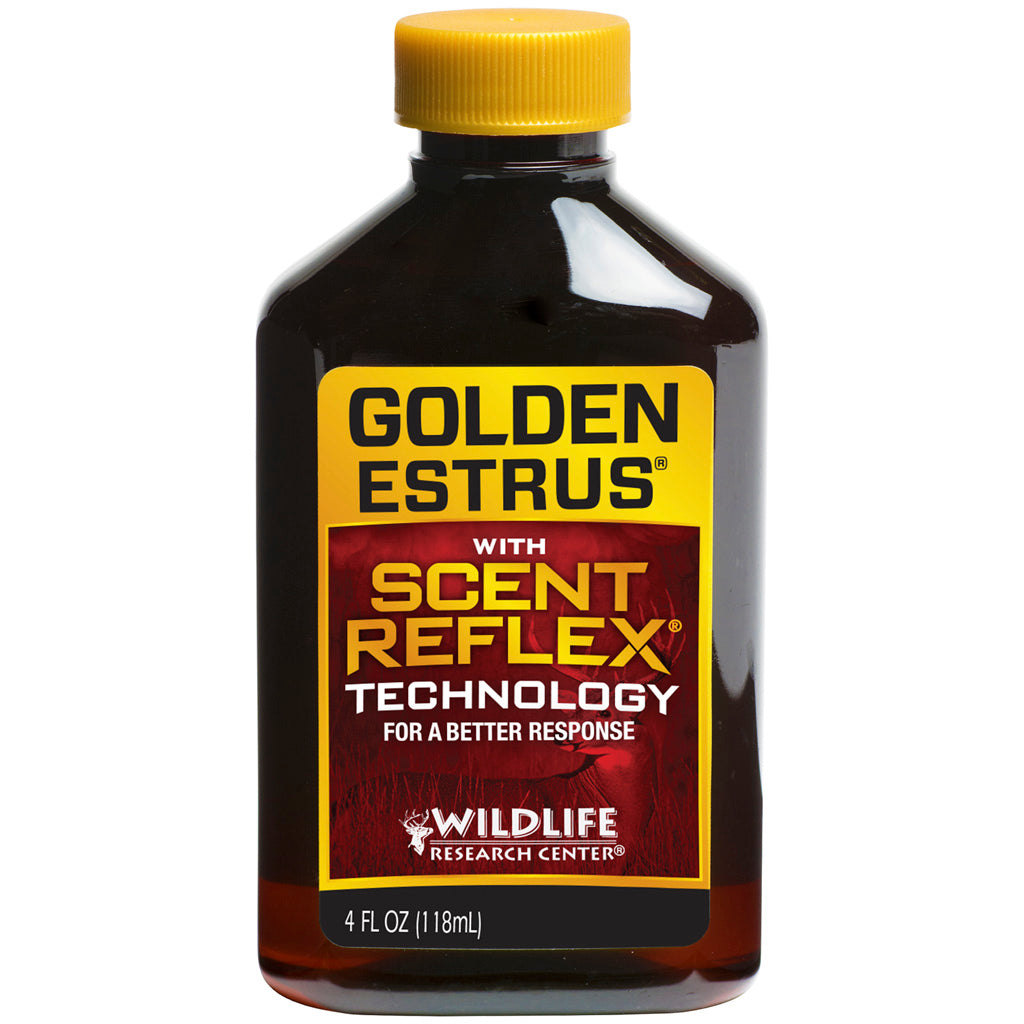 Wildlife Research Wildlife Research Golden Estrus W/scent Reflex Technology 4 Oz. - Scents & Attractants - DropShot Archery