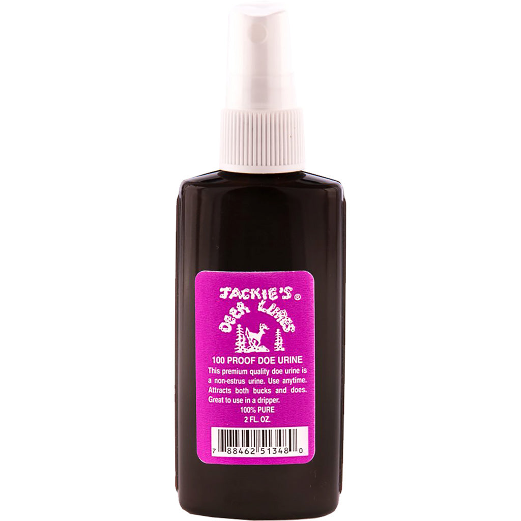 Jackies Deer Lures Jackies 100 Proof Doe Urine W/sprayer 2 Oz. - Archery & Outdoor Gear - DropShot Archery