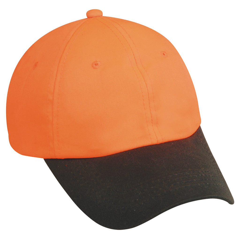 Outdoor Cap Outdoor Cap 6 Panel Waxed Cotton Hat Blaze Orange/brown - Outdoor Gear - DropShot Archery