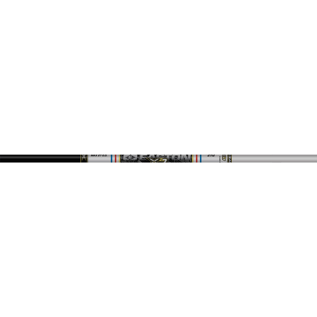 Easton Easton X27 Shafts 2712 Black/silver 1 Doz. - Arrows & Bolts - DropShot Archery