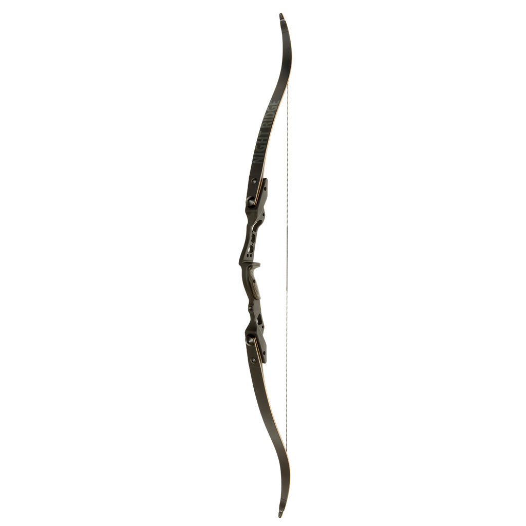October Mountain October Mountain Night Ridge ILF Recurve Bow Black 60 in. 35 lbs. RH - Imported Draft - DropShot Archery