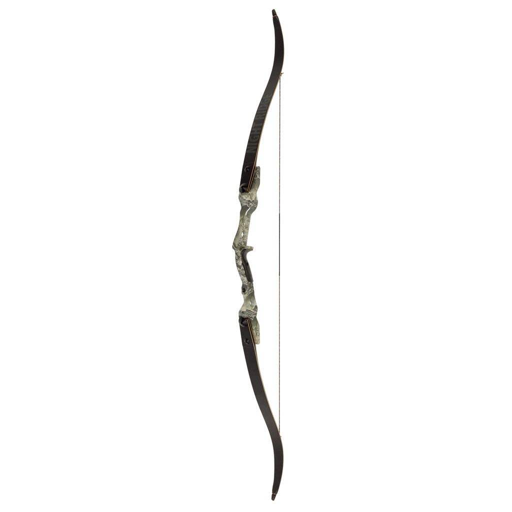 October Mountain October Mountain Night Ridge ILF Recurve Bow Realtree Excape 60 in. 35 lbs. RH - Imported Draft - DropShot Archery
