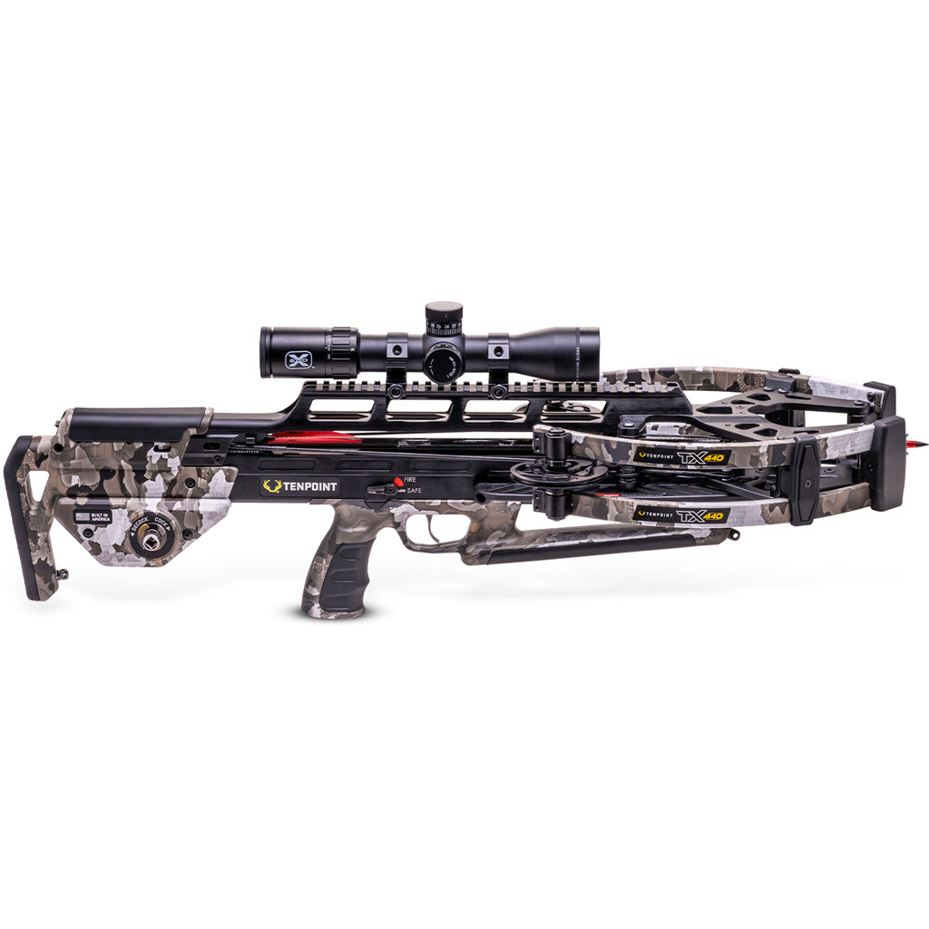 TenPoint TenPoint TX440 Crossbow Package ACUslide MAXX Vektra Camo - Imported Draft - DropShot Archery