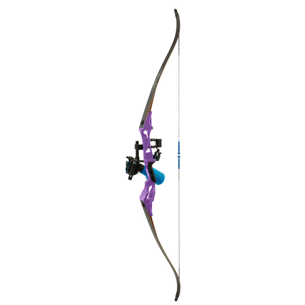Fin-Finder Fin Finder Bank Runner Bowfishing Recurve Package With Winch Pro Bowfishing Reel Purple 35 LBS. RH - Outdoor Gear - DropShot Archery