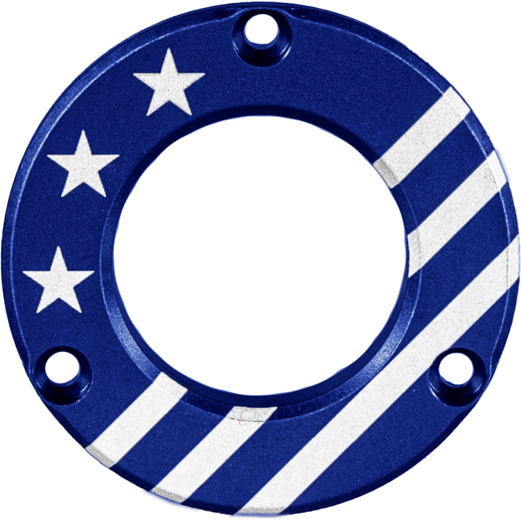 Axcel Axcel Driver Hubcap Blue W/engraving Made In Usa/patriotic Theme - Crossbows - DropShot Archery