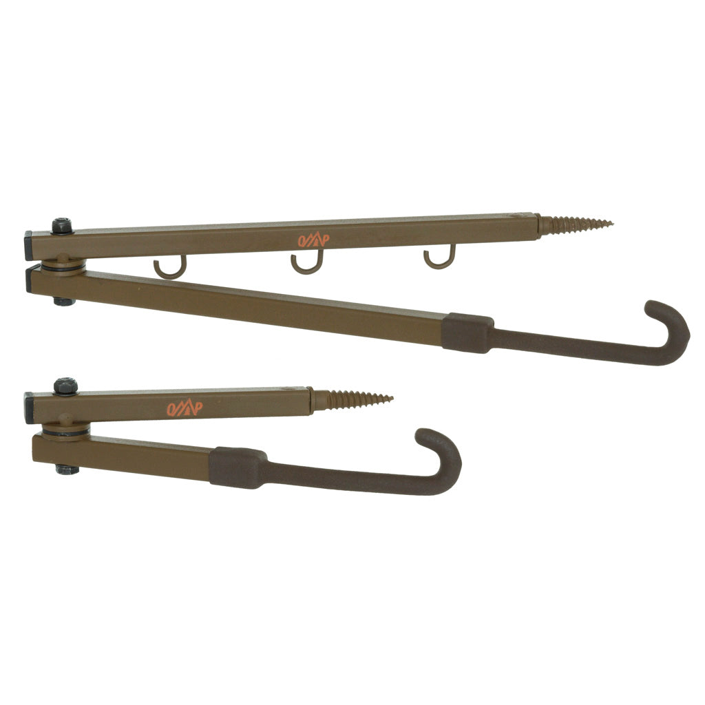 October Mountain October Mountain Foldable Bow Hanger Combo Brown 23 In. And 13in. - Archery & Outdoor Gear - DropShot Archery