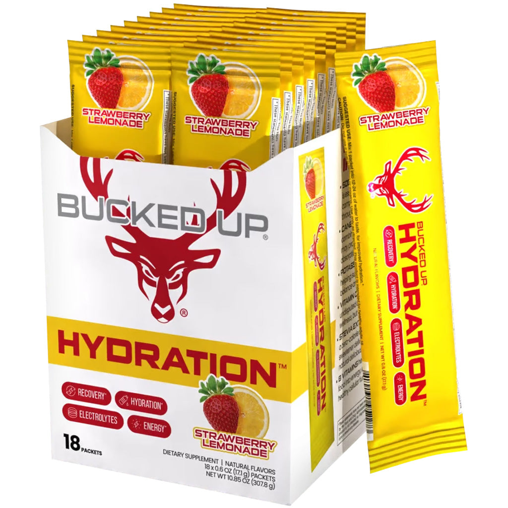 Bucked Up Hydration 2.0 Strawberry 18ct Box