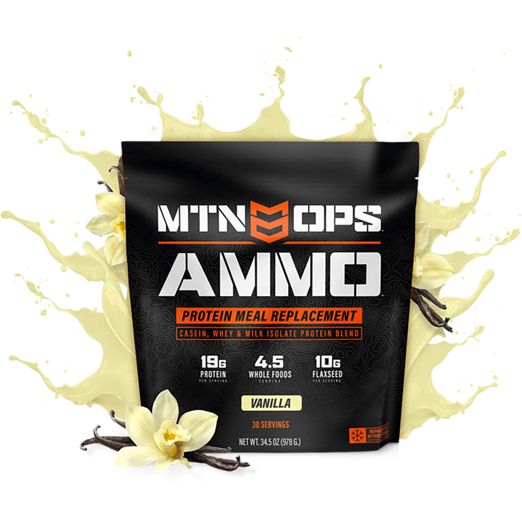 Mtn Ops Mtn Ops Ammo Whey Protein Meal Replacement Vanilla - ammo - DropShot Archery