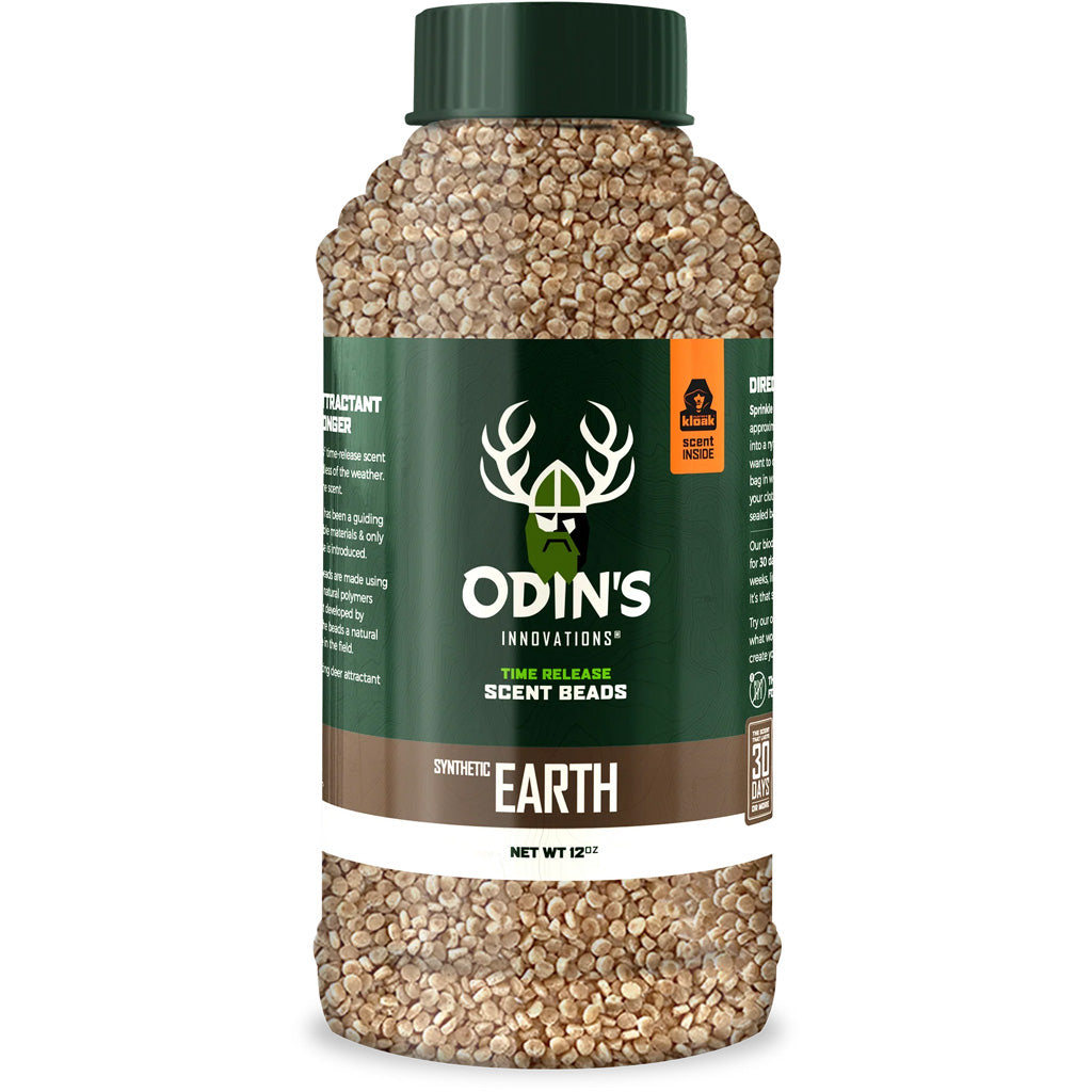 Odin's Innovations Odin's Innovations Earth Scented Beads 12oz Bottle - Scents & Attractants - DropShot Archery