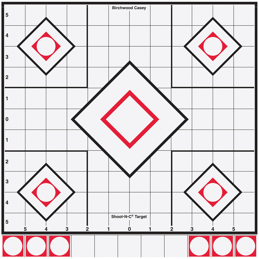 Birchwood Casey Birchwood Casey Shoot-n-c Target 8 In. Black/white Sight-in 5 pk. - Archery & Outdoor Gear - DropShot Archery