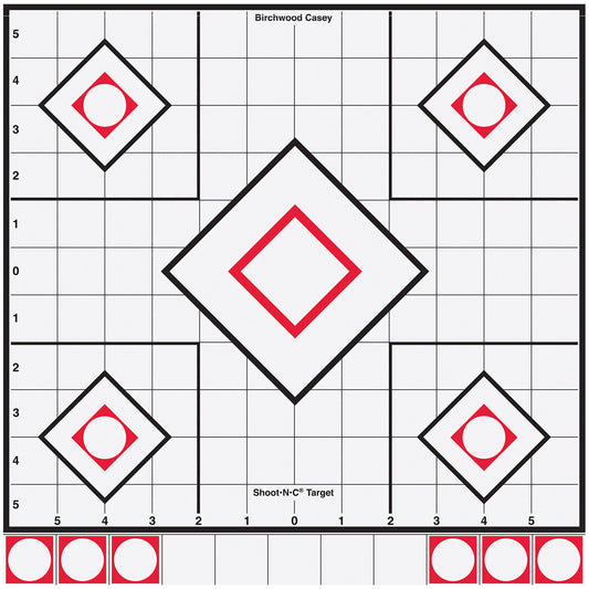 Birchwood Casey Birchwood Casey Shoot-n-c Target 8 In. Black/white Sight-in 5 pk. - Archery & Outdoor Gear - DropShot Archery