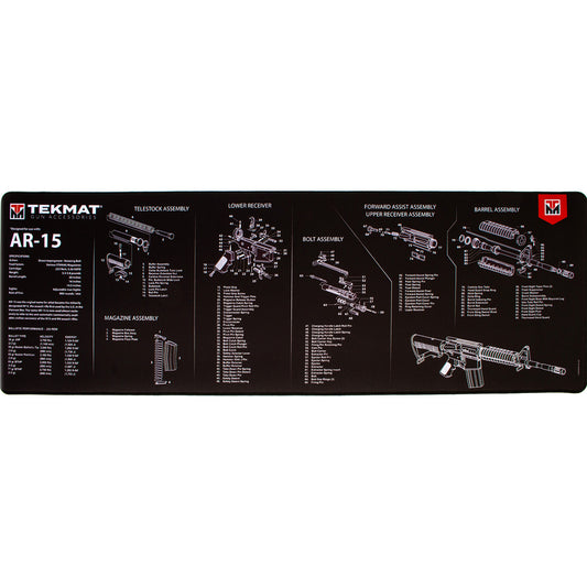 Tekmat Tekmat Ultra 44 Rifle Cleaning Mat Black A-15 - Archery & Outdoor Gear - DropShot Archery