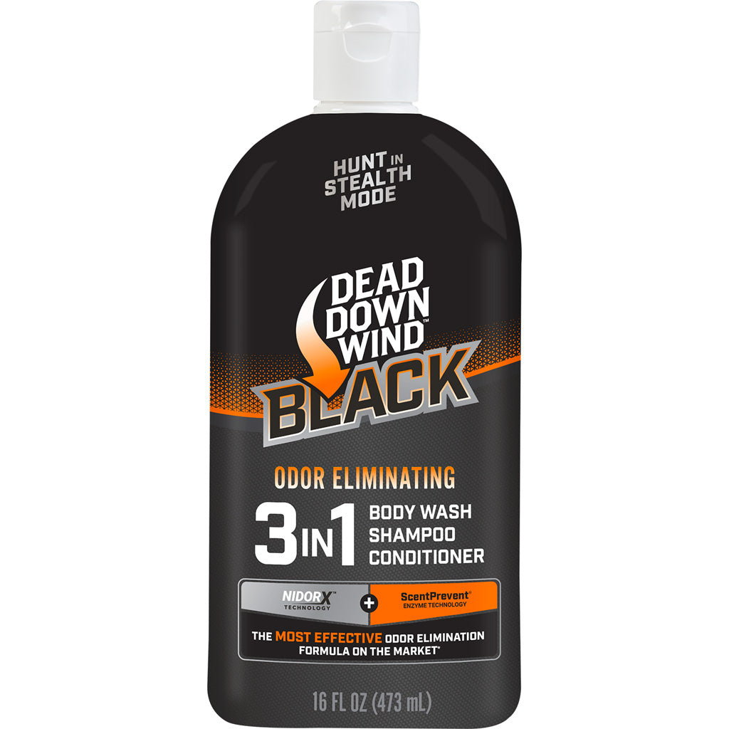 Dead Down Wind Dead Down Wind Black Premium 3-in-1 Soap 16 Oz. - Archery & Outdoor Gear - DropShot Archery