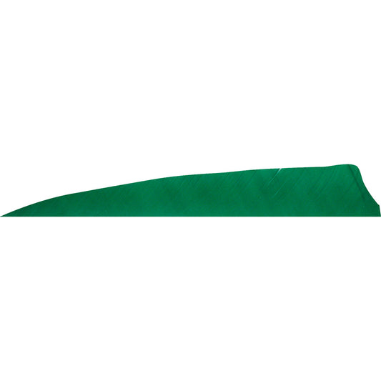 Gateway Gateway Shield Cut Feathers Green 4 In. Lw 50 pk. - Outdoor Gear - DropShot Archery
