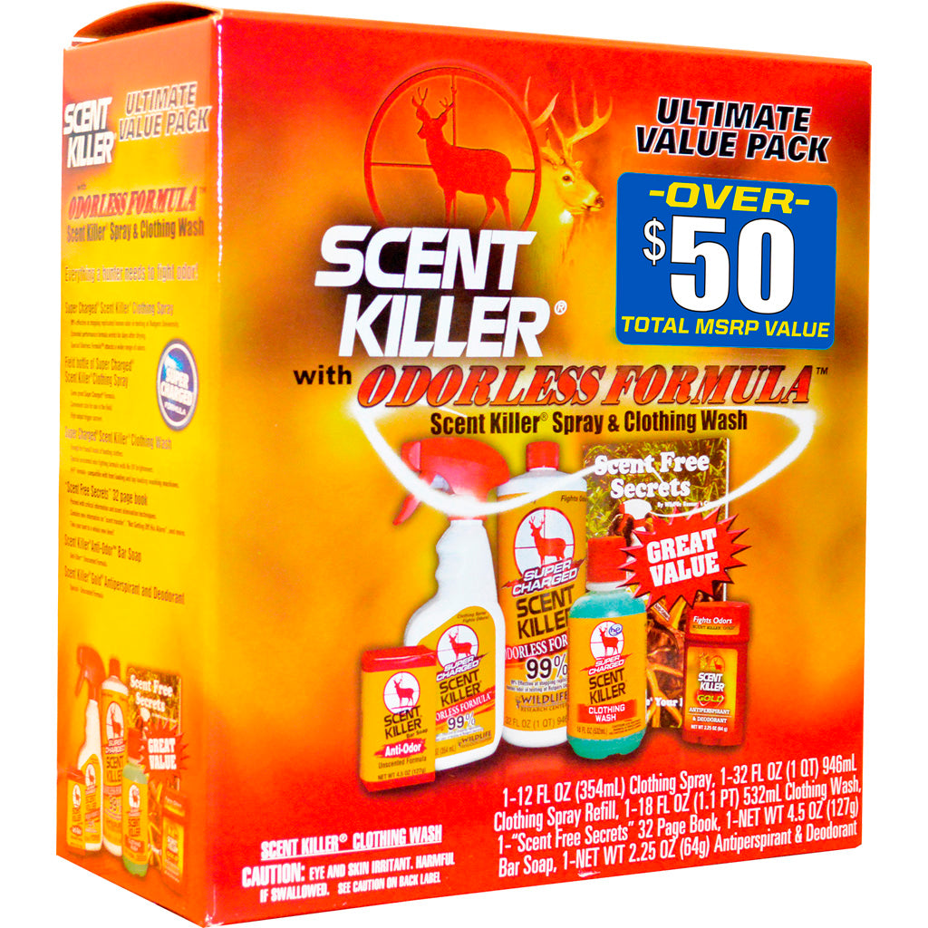 Wildlife Research Wildlife Research Super Charged Scent Killer Pack - Scents & Attractants - DropShot Archery