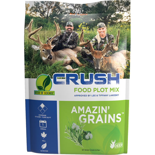 Ani-Logics AniLogics CRUSH Amazing Grains Food Plot Seed 12.5 lbs. - Imported Draft - DropShot Archery