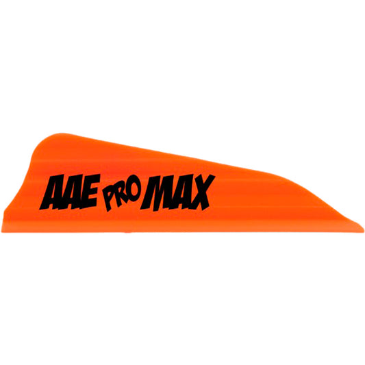 AAE AAE Pro Max Vanes Fire Orange 50 pk. - Imported Draft - DropShot Archery