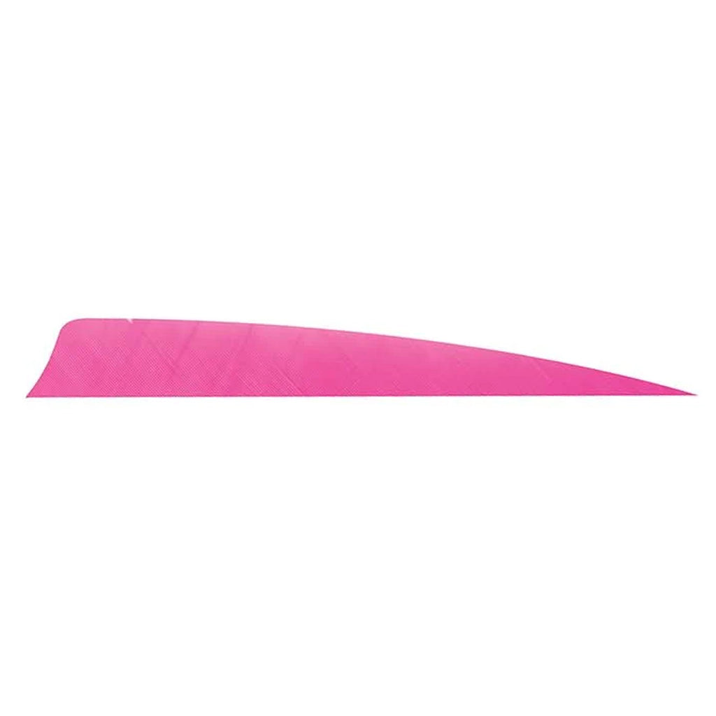 Trueflight Trueflight Shield Cut Feathers Pink 4 in. RW 100 pk. - Imported Draft - DropShot Archery