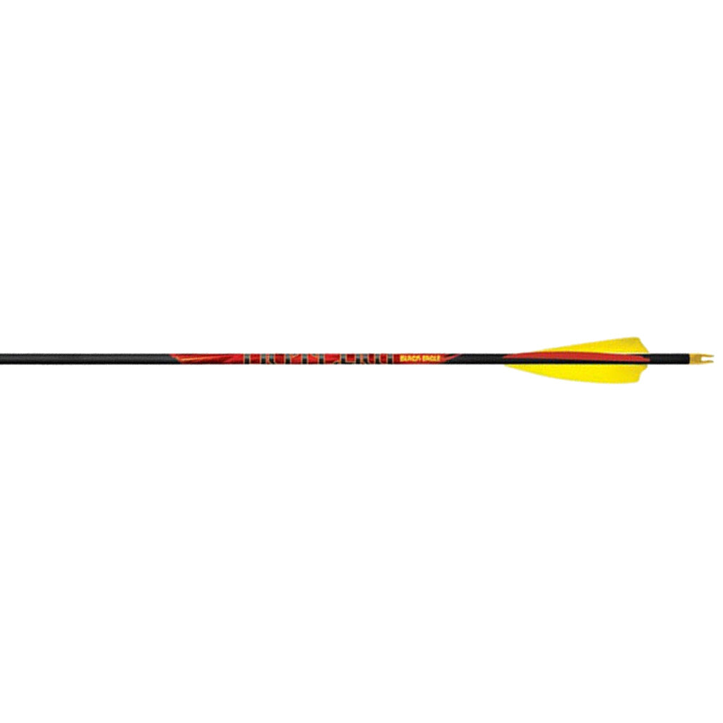Black Eagle Black Eagle Outlaw Arrows 500 3 in. Feathers 6 pk. - Imported Draft - DropShot Archery