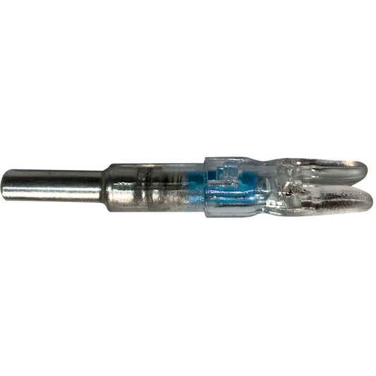 Flex Fletch Flex Fletch LIT Lighted Nocks .204 Blue 3 pk. - Imported Draft - DropShot Archery