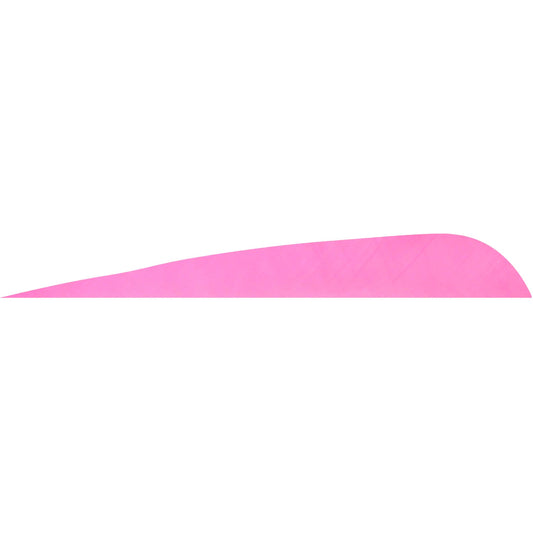 Gateway Gateway Parabolic Feathers Pink 4 in. RW 12 pk. - Imported Draft - DropShot Archery