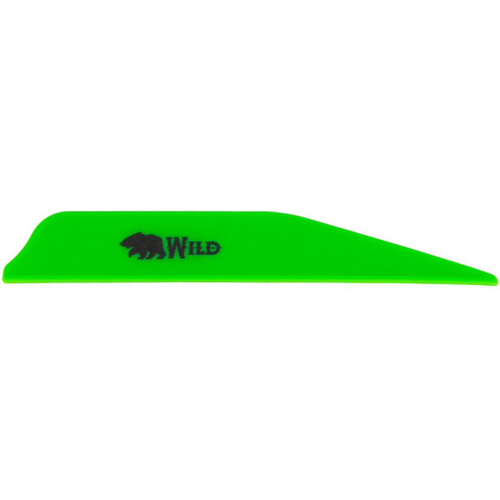 Bohning Wild Vanes 3 in. Neon Green 100 pk.