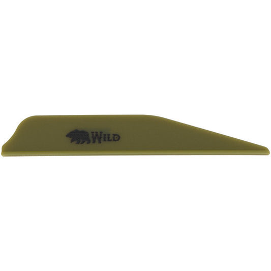 Bohning Bohning Wild Vanes 3 in. Olive Drab 100 pk. - Imported Draft - DropShot Archery