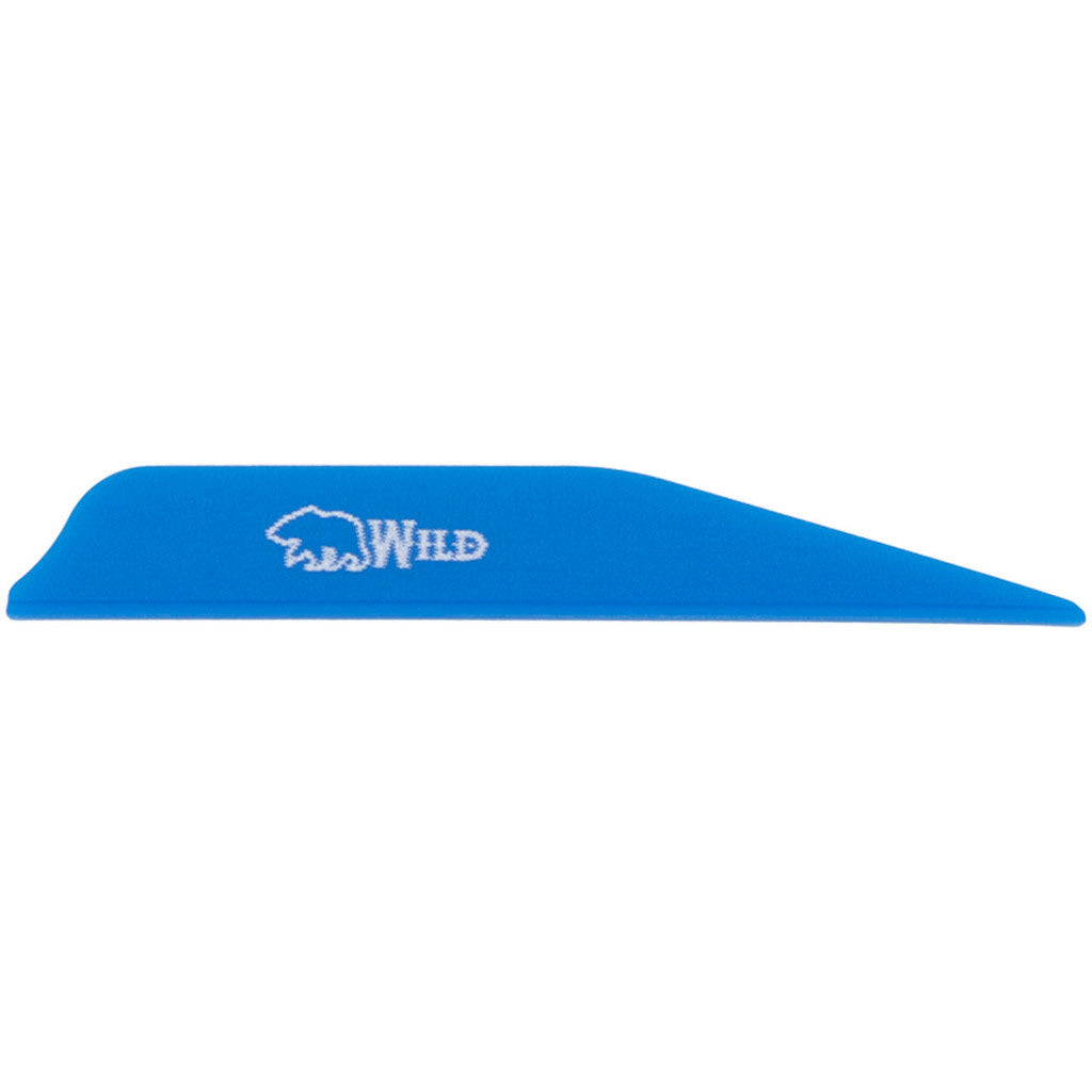 Bohning Wild Vanes 3 in. Satin Blue 100 pk.